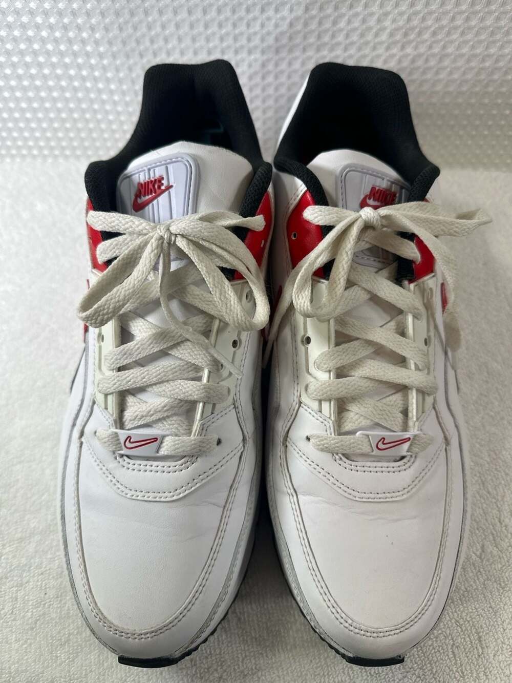 Nike Air Max LTD 3 White University Red Black Sneakers - Picture 7 of 12